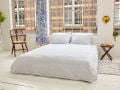 Enjoy the Khasto sleeping experience with the Bedding Set - Lodhi Garden Blue. Handmade from thin layers of soft & airy 100% cotton GOTS certified.