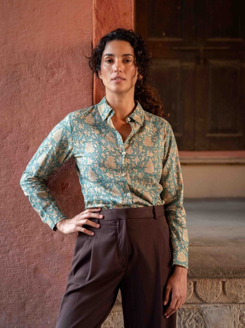Blouse - Blockdruck Kollektion