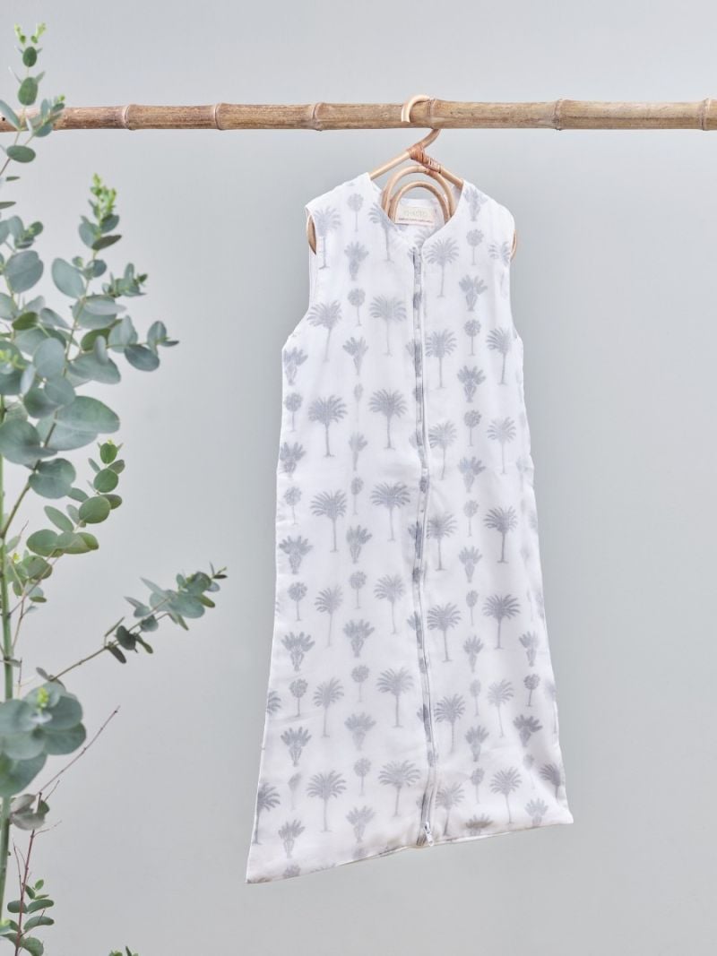 Sac de couchage bebe - Palm - La Collection Coton Cachemire