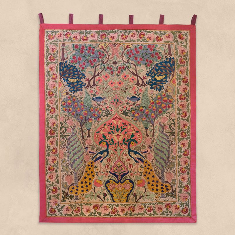 Peacock Garden Wallhanging