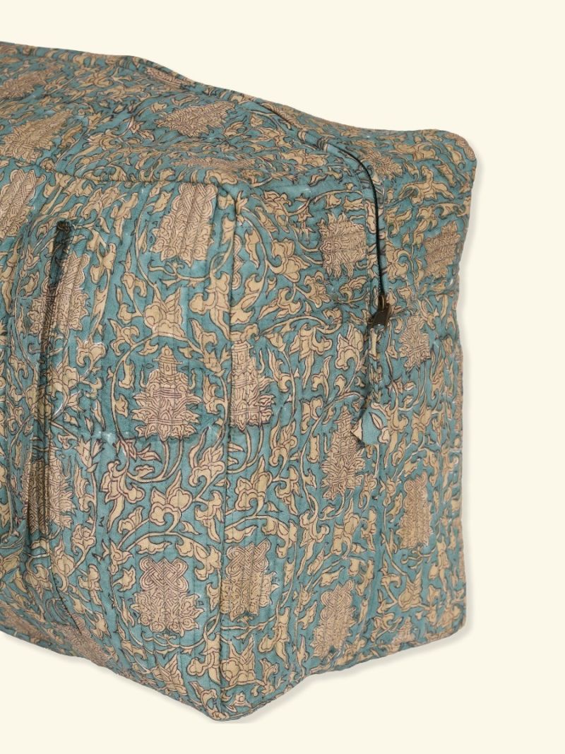 Quilted Duffle Bag - Block Print Collection