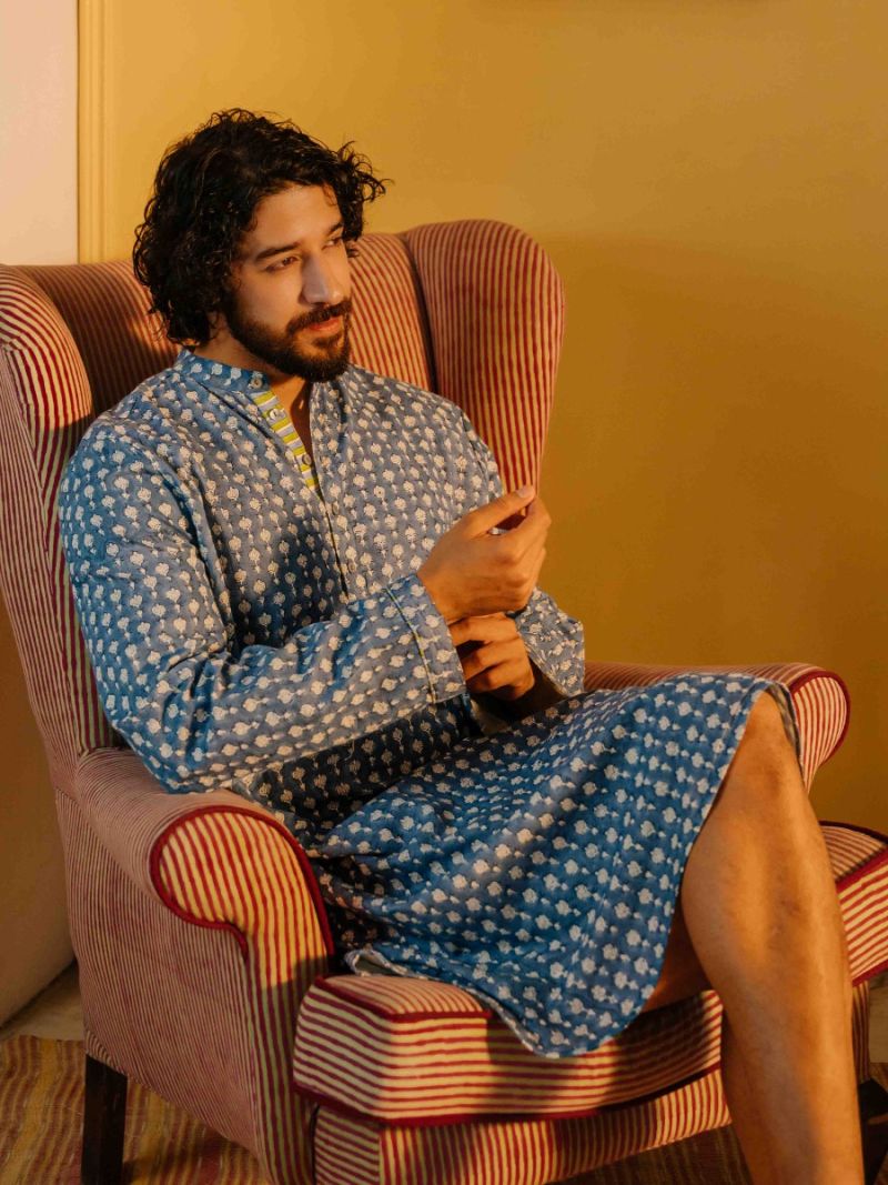 Chemise de nuit - Collection d'Impression en Bloc